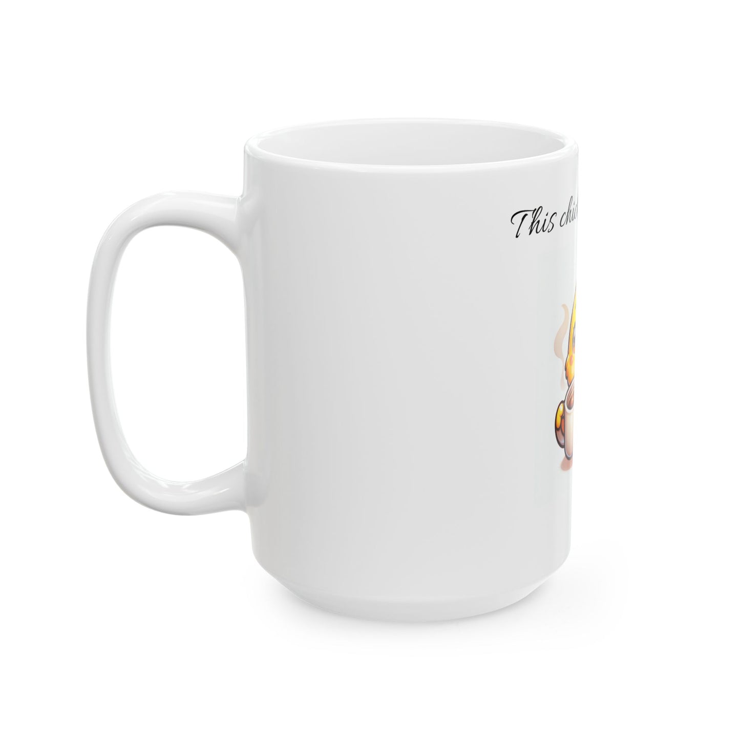 Cute Chick Coffee Mug - 'This Chick Runs on Lots of Coffee' - Perfect for Gifts