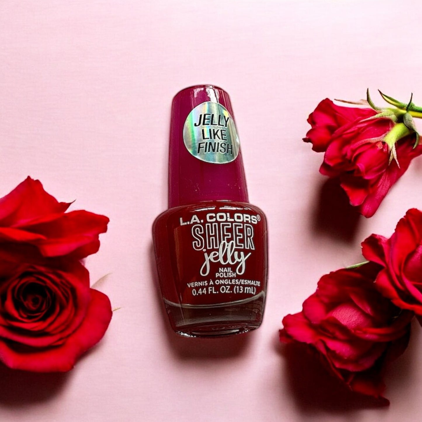 L.A Colors Sheer jelly nail polish