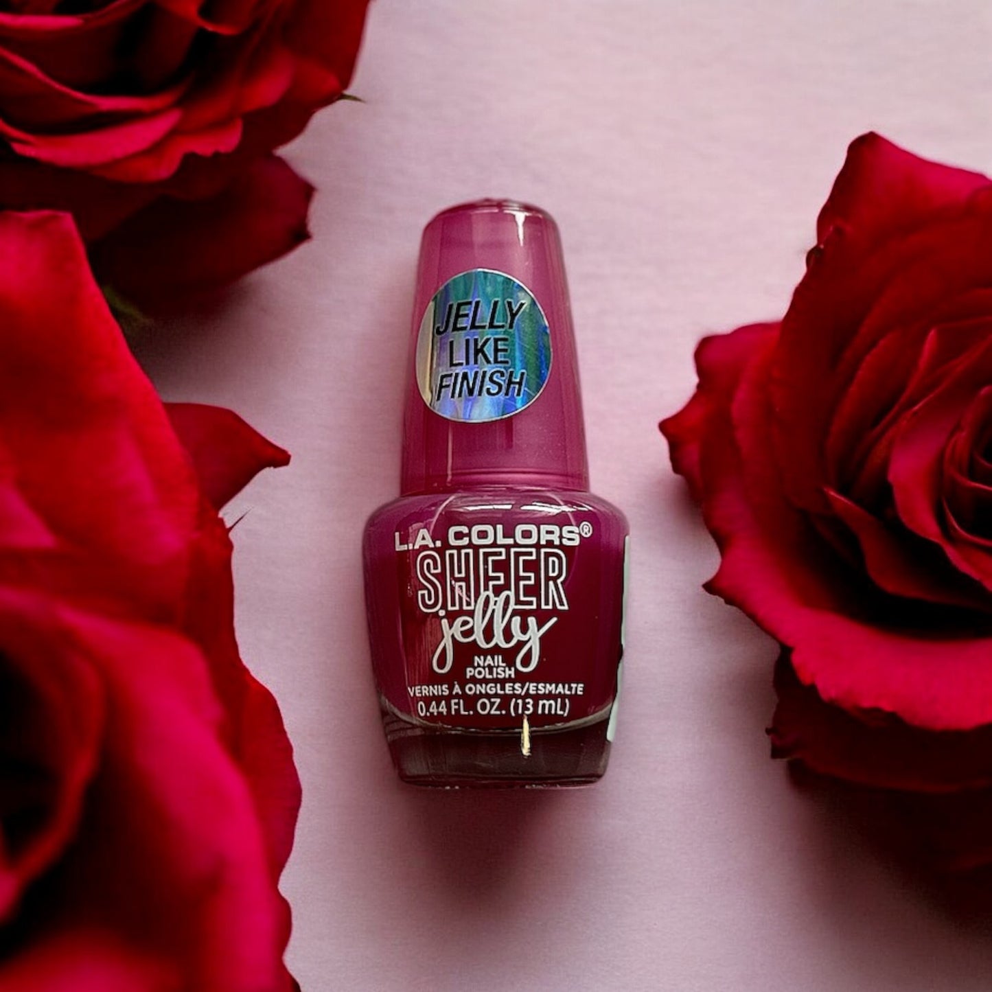 L.A Colors Sheer jelly nail polish