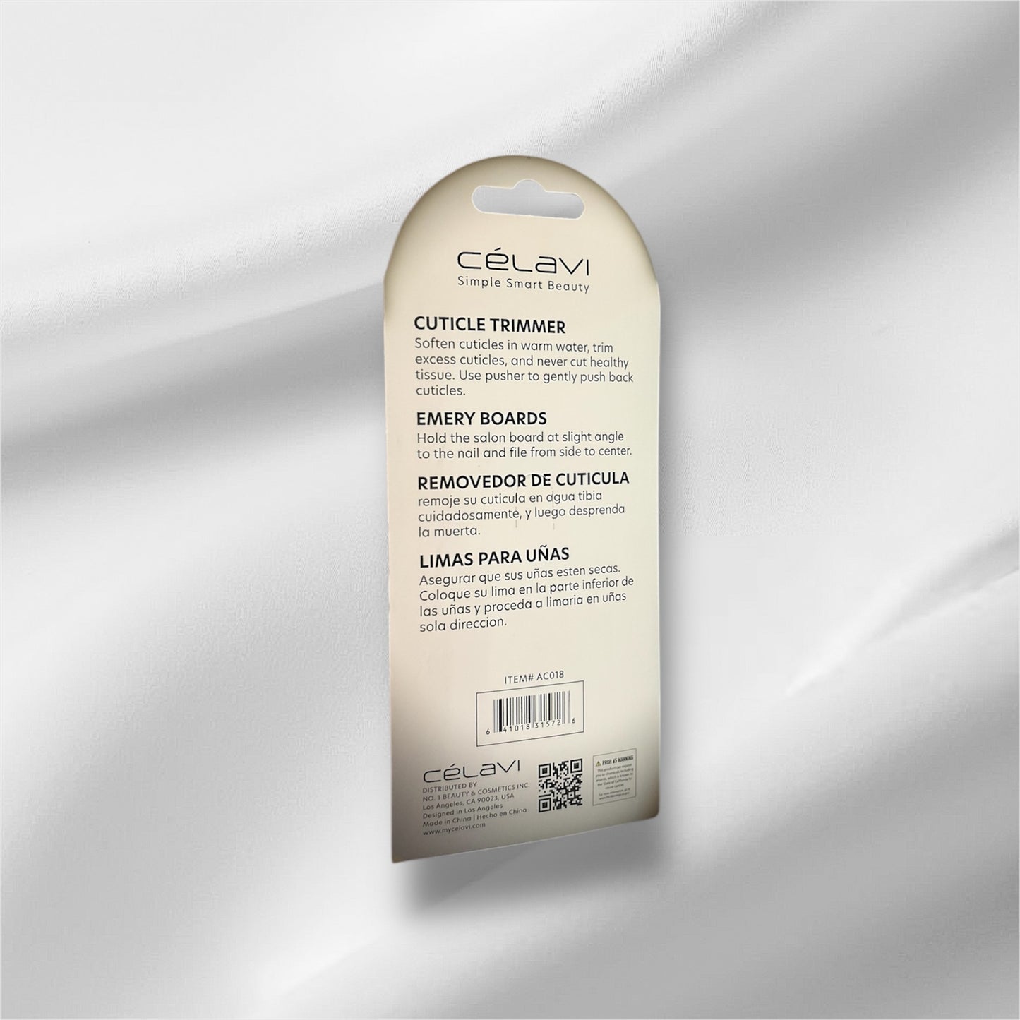 Celavi Cuticle Trimmer & Emery Board.