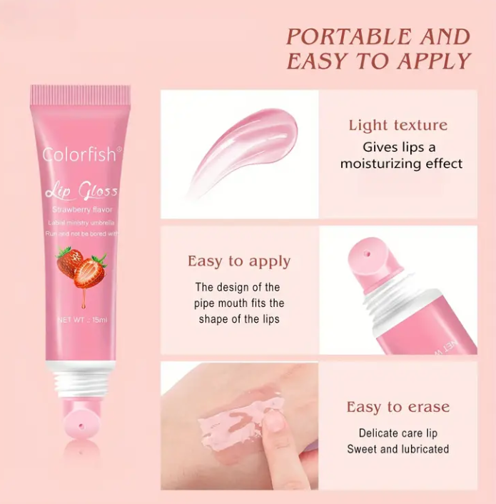 Color fish lip gloss